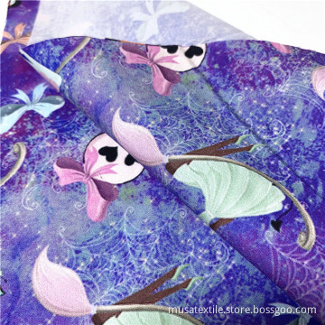 100% Cotton Woven Fabric Custom Print Cotton Poplin